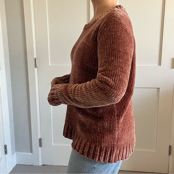 Orvis Women's Chenille Sweater - Dusty Pink - Large - Picture 3 of 8